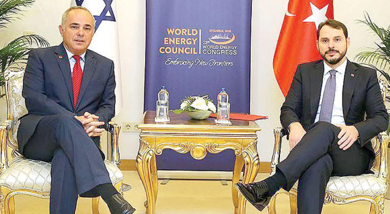 وزيرا الطاقة التركي والإسرائيلي («الشرق الأوسط»)
