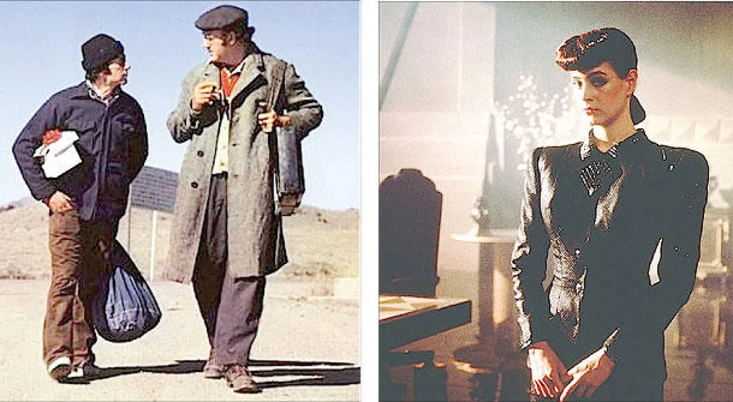 شون يونغ كما بدت في «بلايد رانر» - آل باتشينو وجين هاكمان في «فزاعة»