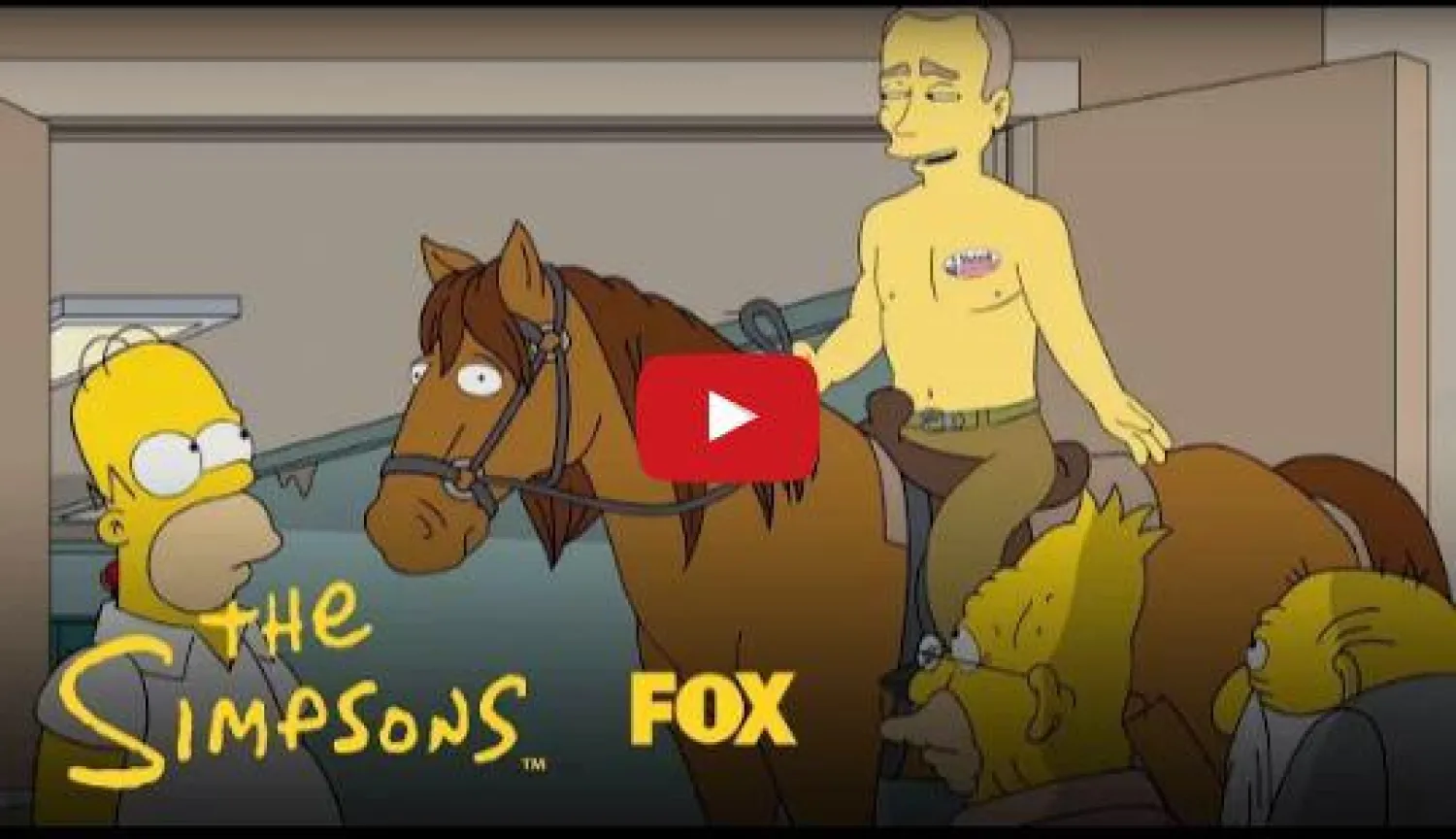 شاهد.. بوتن يدعم ترامب في مقطع جديد لـ«سمبسون»