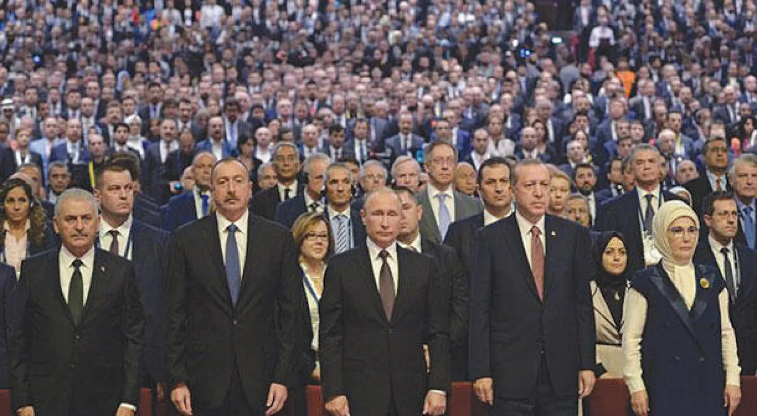 إسطنبول تستضيف مؤتمر الطاقة العالمي بمشاركة زعماء ووزراء من أنحاء العالم الأسبوع الماضي (رويترز)