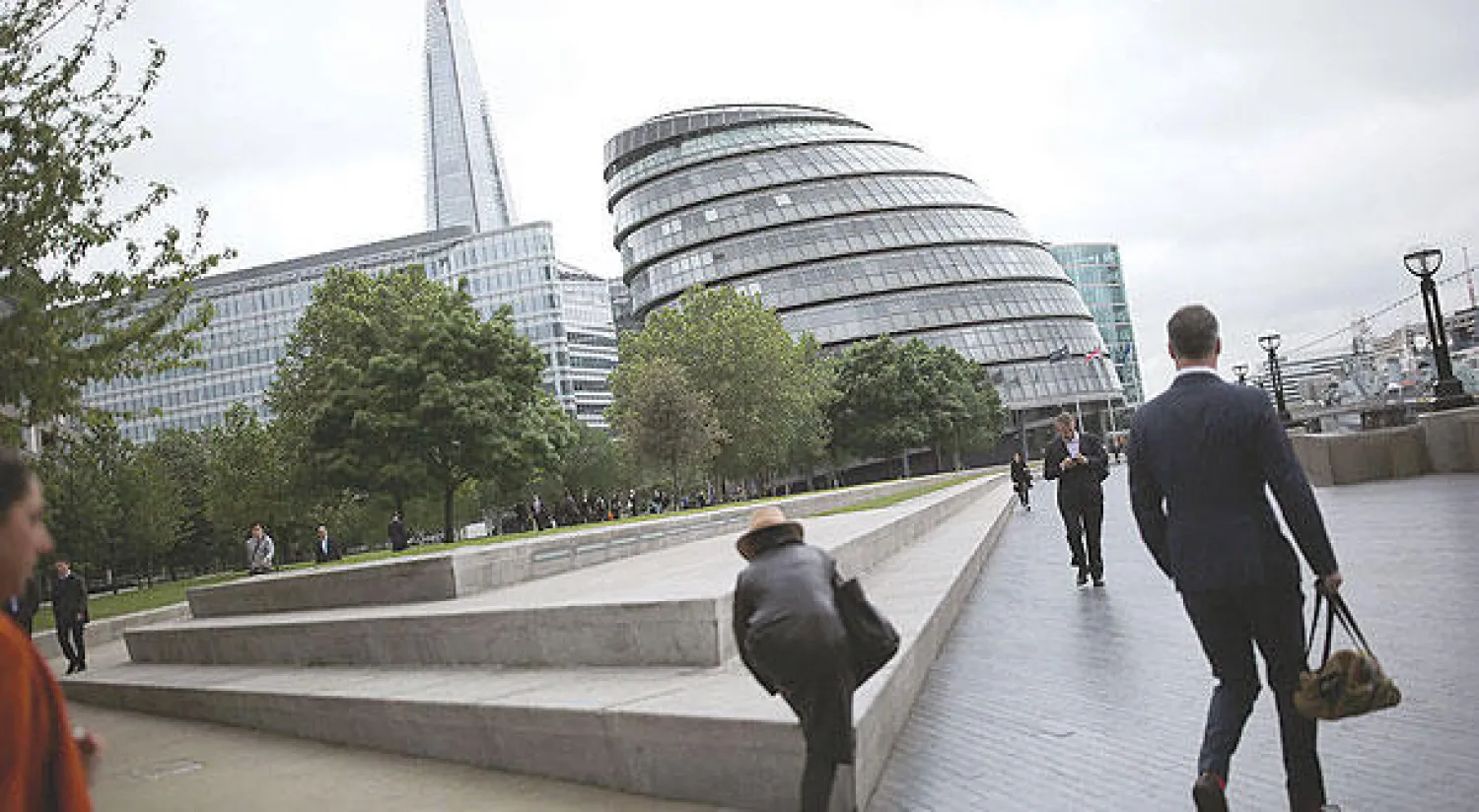 مبنى بلدية لندن في العاصمة البريطانية (غيتي)