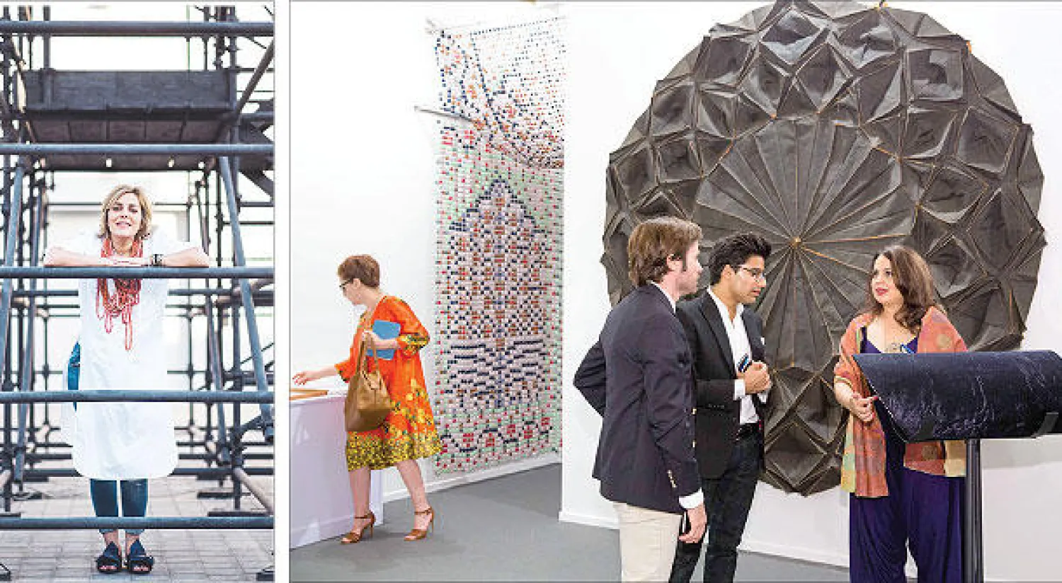 من صالات عرض قسم الفن المعاصر بـ«آرت دبي» 2016 - ميرنا عياد مديرة «آرت دبي»