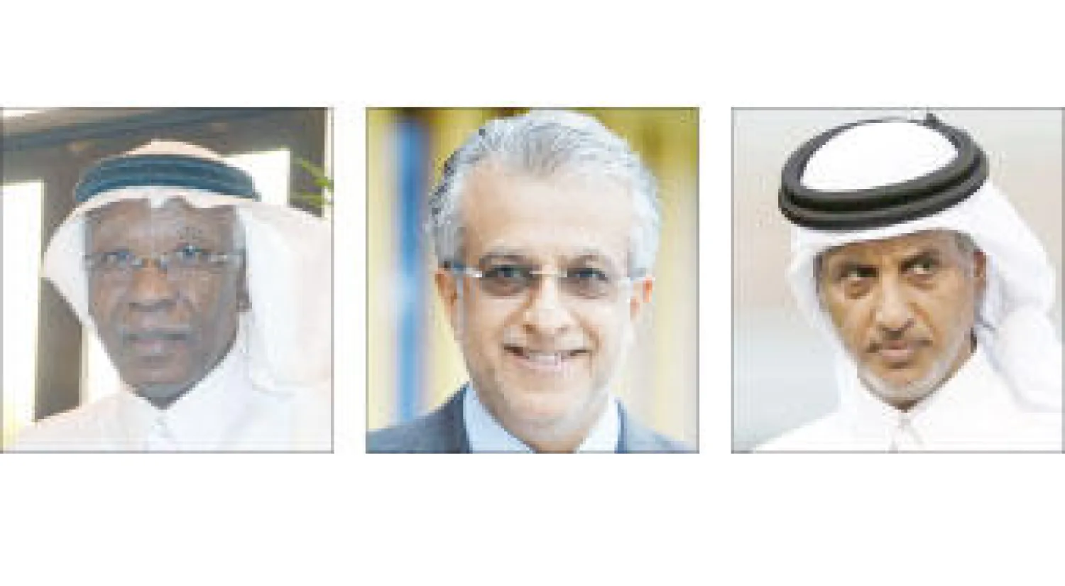 حمد بن خليفة - الشيخ سلمان بن إبراهيم - أحمد عيد («الشرق الأوسط»)