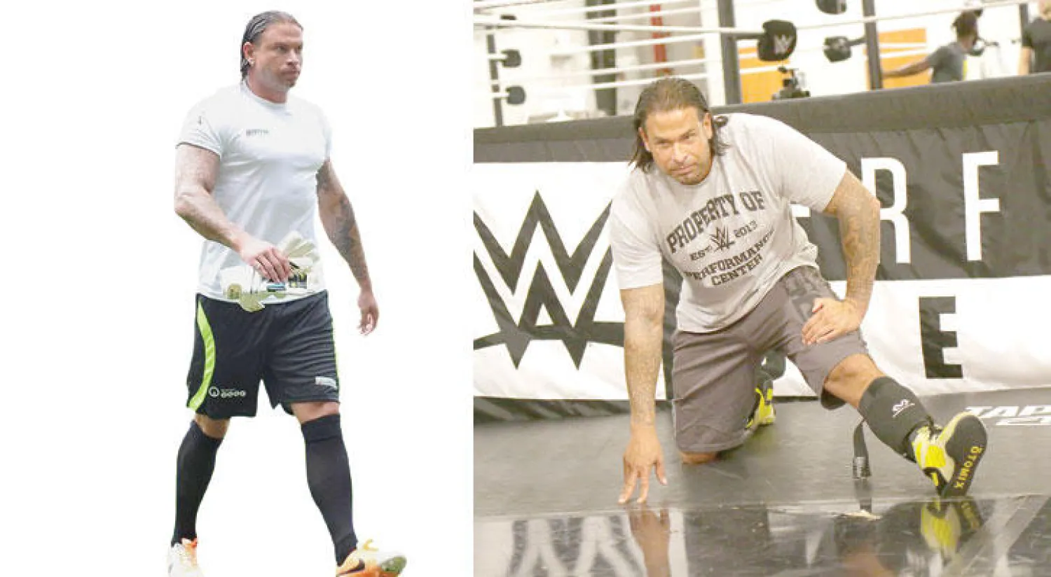 تيم فايسة واثق من وصوله إلى أعلى المستويات في عالم المصارعة («الشرق الأوسط»)  -  تيم فايسة .. حارس المنتخب الألماني السابق («الشرق الأوسط»)