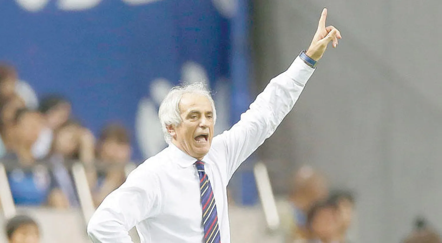 مدرب المنتخب الياباني وحيد خليلوزيتش («الشرق الأوسط»)