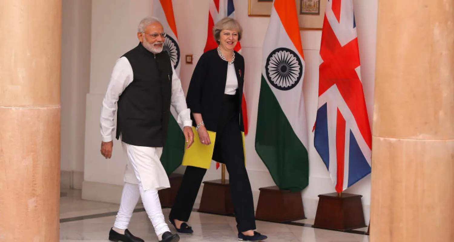 تيريزا ماي: سنوقع اتفاق تجارة حرة مع الهند دون انتظار خروجنا من «الأوروبي»