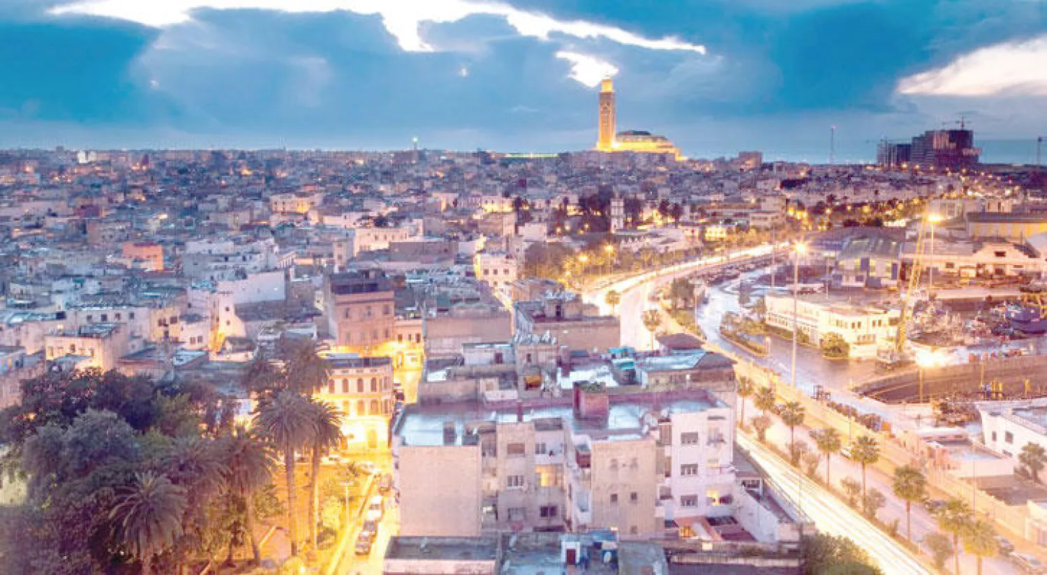 الدار البيضاء كما بدأت تزدحم بالمشاريع وسط مطلب بالحفاظ على البيئة (غيتي)