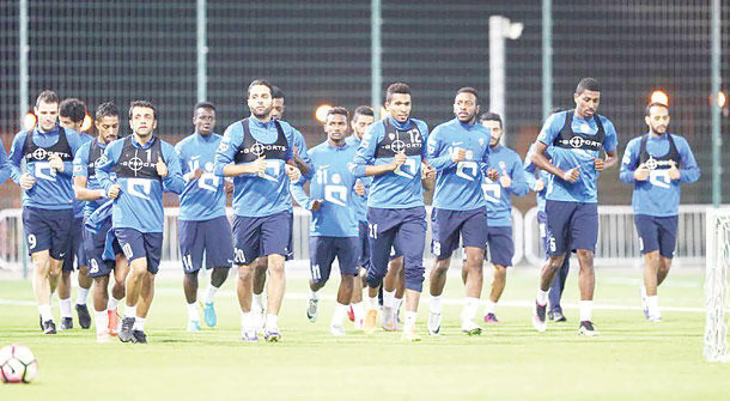 من تدريبات الهلال في معسكر الدوحة (المركز الإعلامي بنادي الهلال)