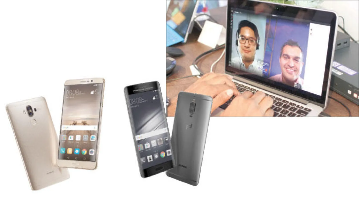 خدمة «مايكروسوفت تايمز» تسهل التواصل مع فرق العمل في المدارس والمؤسسات وترفع الإنتاجية  -  هاتف «مايت 9» المتقدم بإصدار «بورشه» الفاخر (إلى اليمين) والنوع القياسي