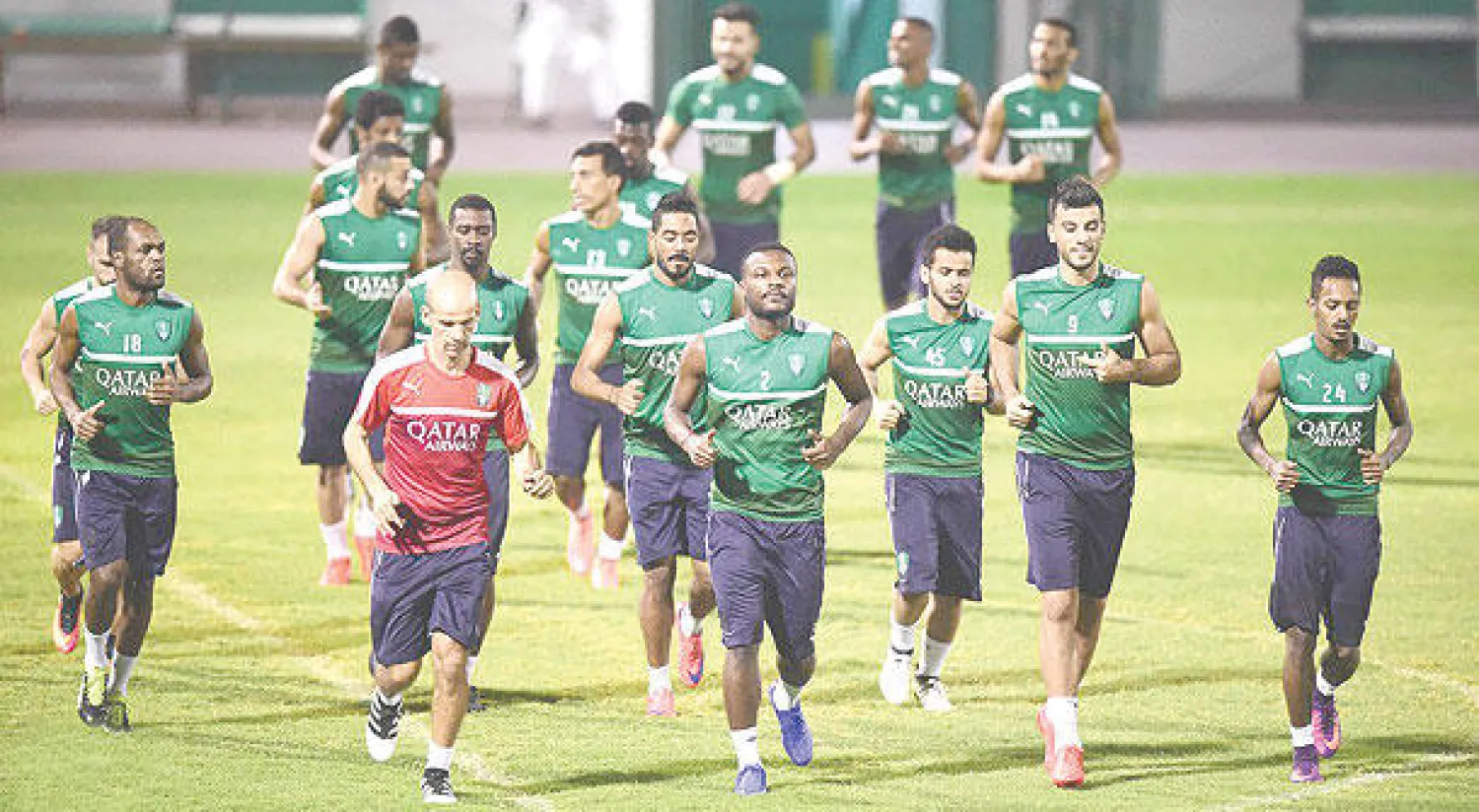 من تدريبات الأهلي الأخيرة (المركز الإعلامي بالنادي الأهلي)