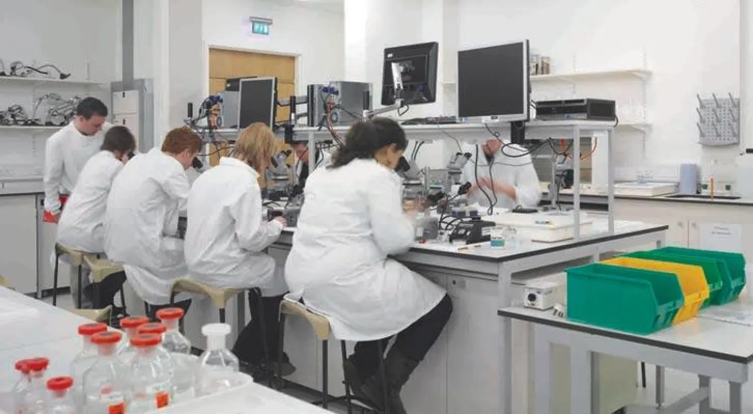 احد مختبرات جامعة «ساوثهامبتون»  البريطانية (غيتي)