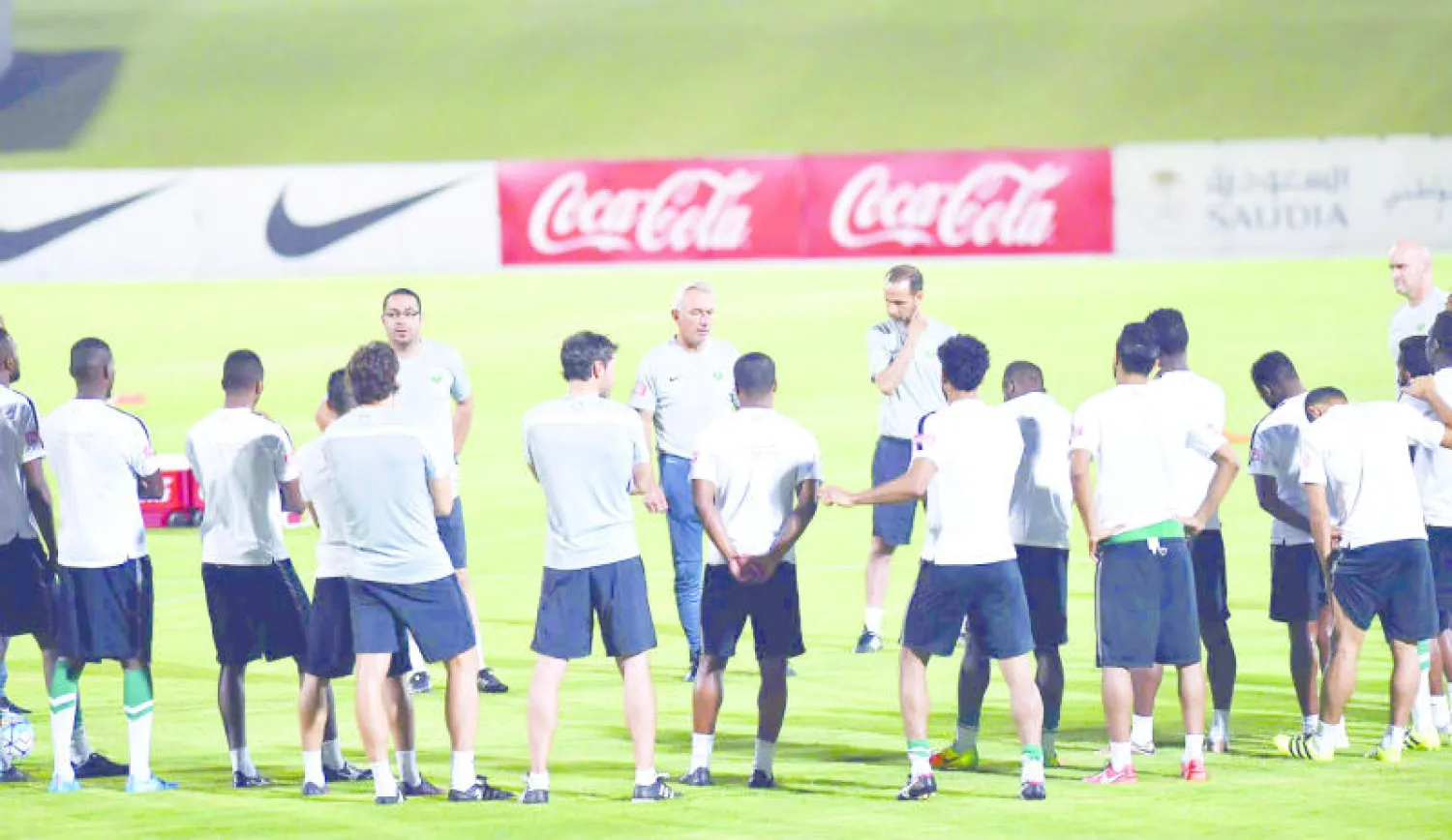 مارفيك خلال تدريبات سابقة للمنتخب السعودي («الشرق الأوسط»)