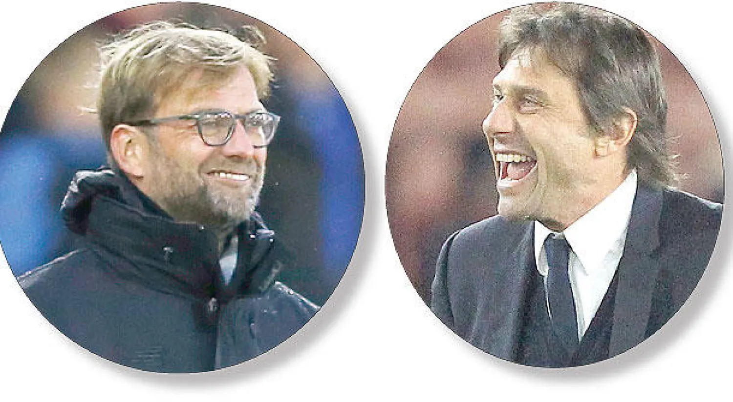 كونتي مدرب تشيلسي - كلوب مدرب ليفربول (رويترز)