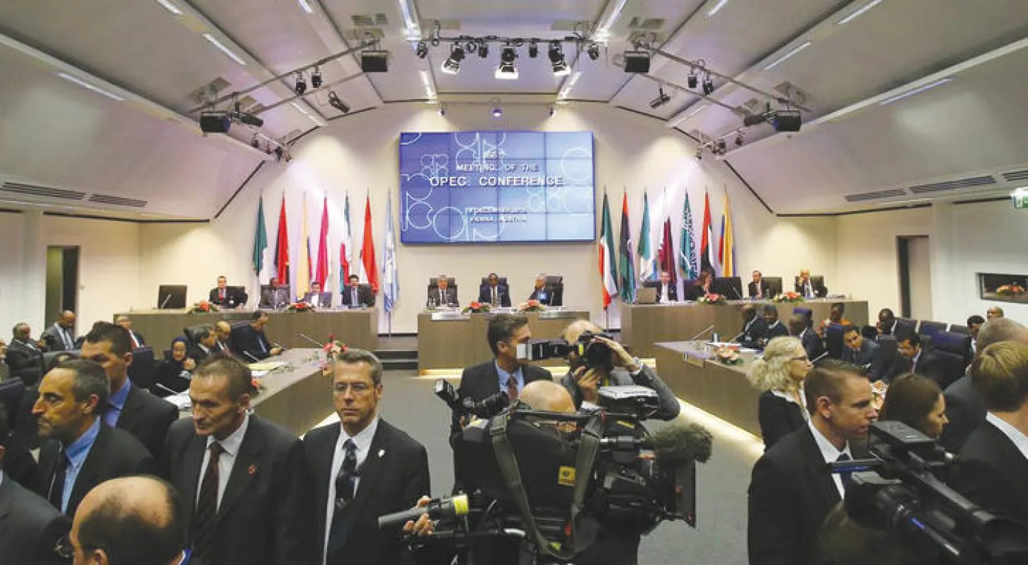 اجتماع سابق لمنظمة الدول المصدرة للنفط «أوبك» (رويترز)