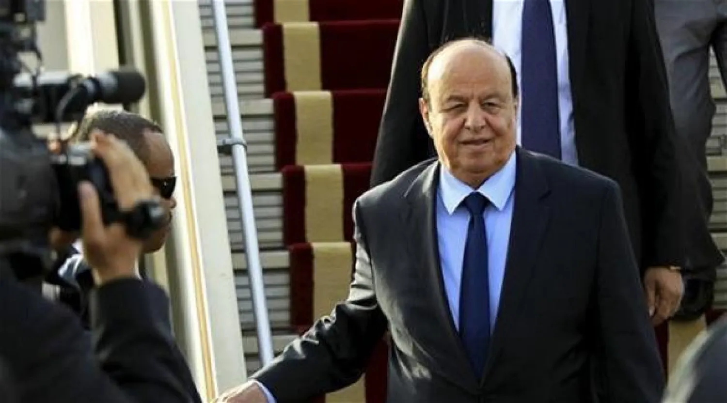 الرئيس اليمني يصل إلى عدن لمتابعة التطورات الميدانية