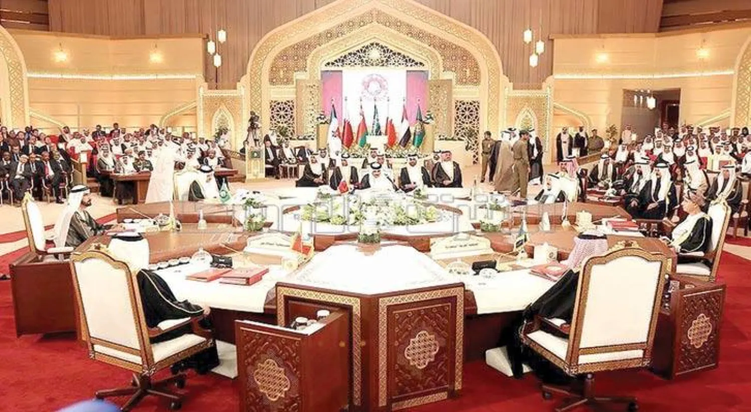 جانب من اجتماع وزراء الداخلية الخليجيين في الرياض أمس (تصوير: أحمد يسري)