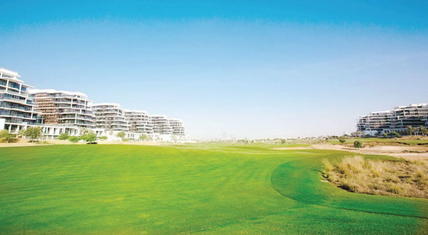 ملعب الغولف الذي شهد شراكة بين مؤسسة ترامب التجارية وشركة داماك العقارية  («الشرق الأوسط»)