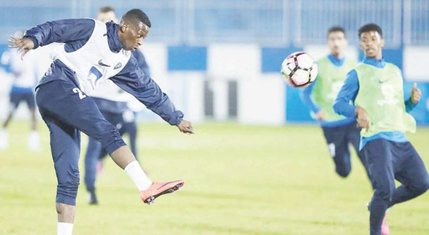 من استعدادات الهلال لمواجهة الشباب المقبلة (المركز الإعلامي بنادي الهلال)