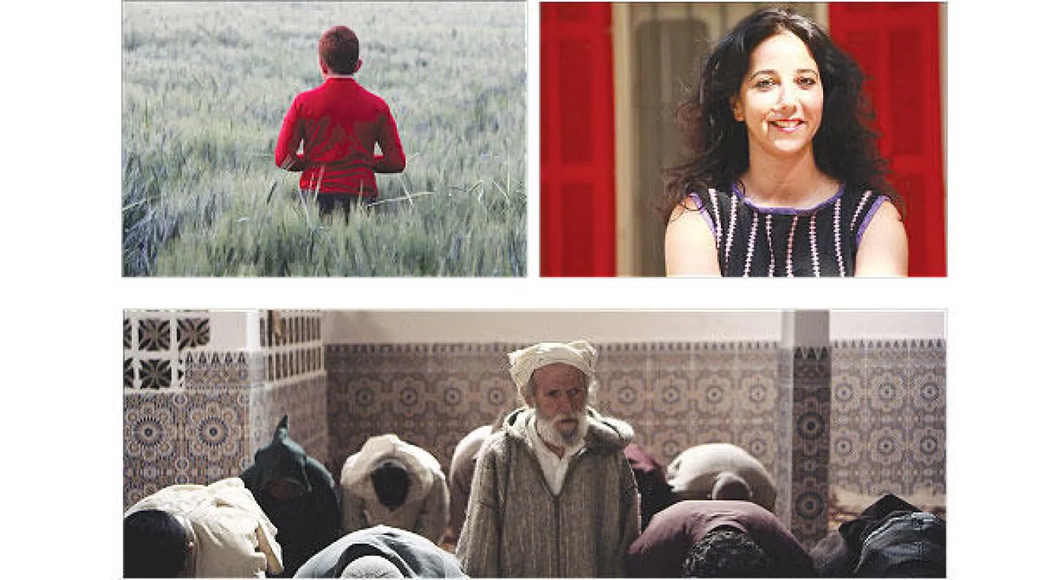 المخرجة اللبنانية إيليان الراهب - الفيلم السوري «ذاكرة باللون الخاكي» للمخرج ألفوز طنجور - من «عرق الشتا» للمخرج المغربي حكيم بلعباس