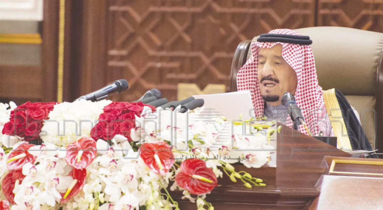 خادم الحرمين الشريفين يلقي خطابه الملكي السنوي (تصوير: بندر الجلعود)
