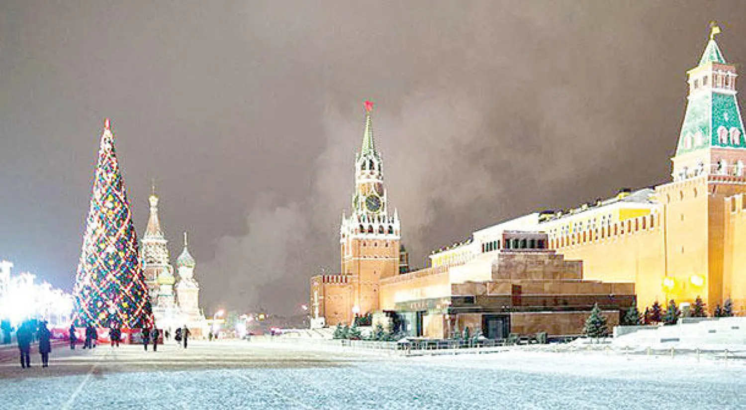 شجرة الميلاد في الساحة الحمراء