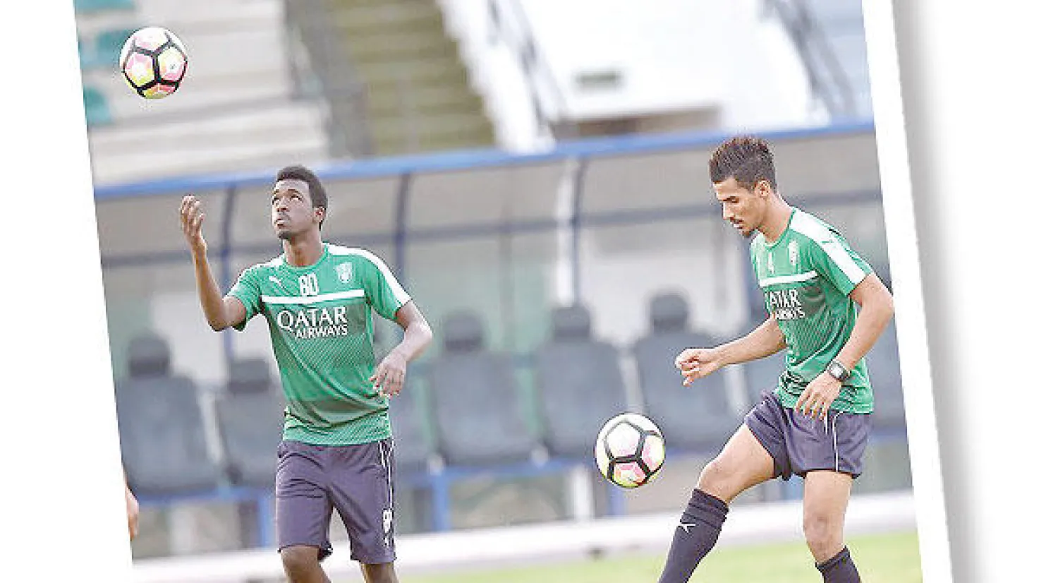 من تدريبات الأهلي أمس (المركز الإعلامي بالنادي الأهلي)