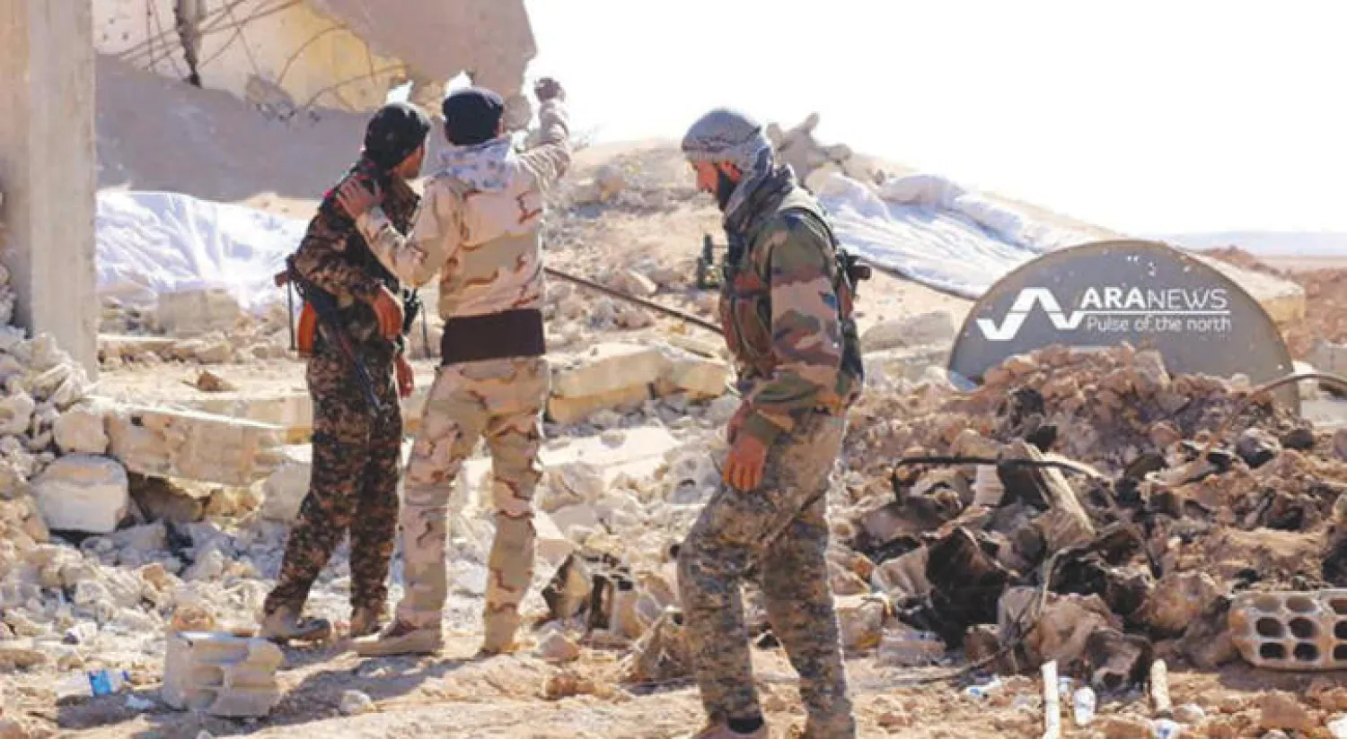 صورة أرشيفية لغضب الفرات في الريف الغربي لمدينة الرقة