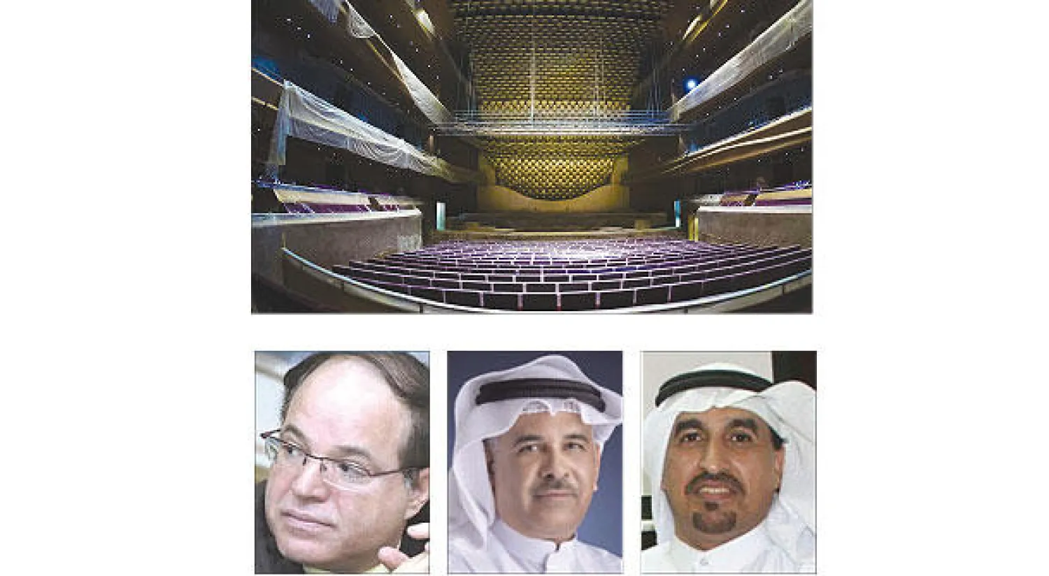 مركز الشيخ جابر الأحمد الثقافي الذي أنجز هذا العام - حسن البطران - فهد حسين - ناصر عراق