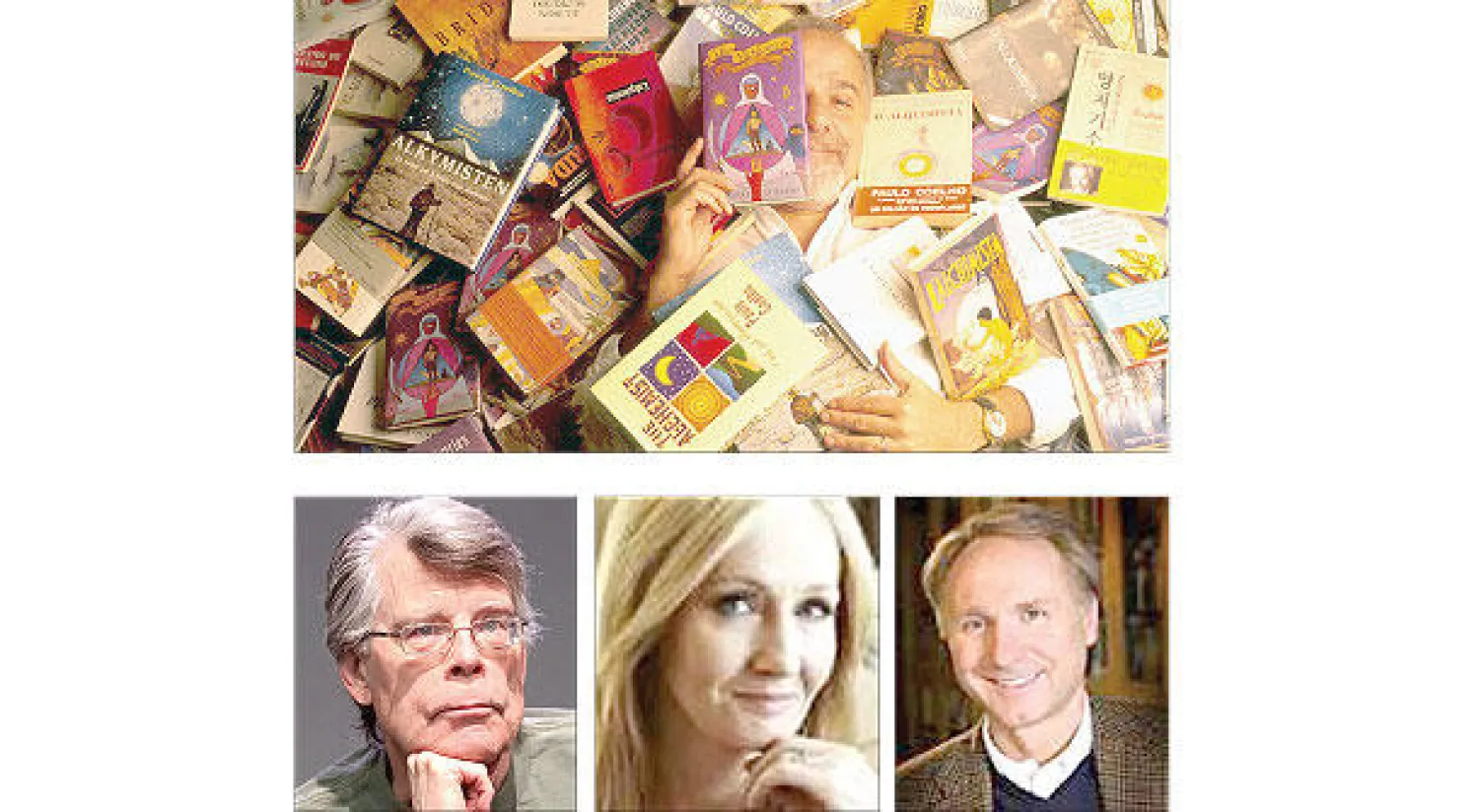 كتاب كويلو «الخيميائي» يحتل المرتبة الأولى في قائمة الكتب المترجمة إلى لغات أخرى - دان براون - جي.كي. رولينغ - ستيفن كينغ