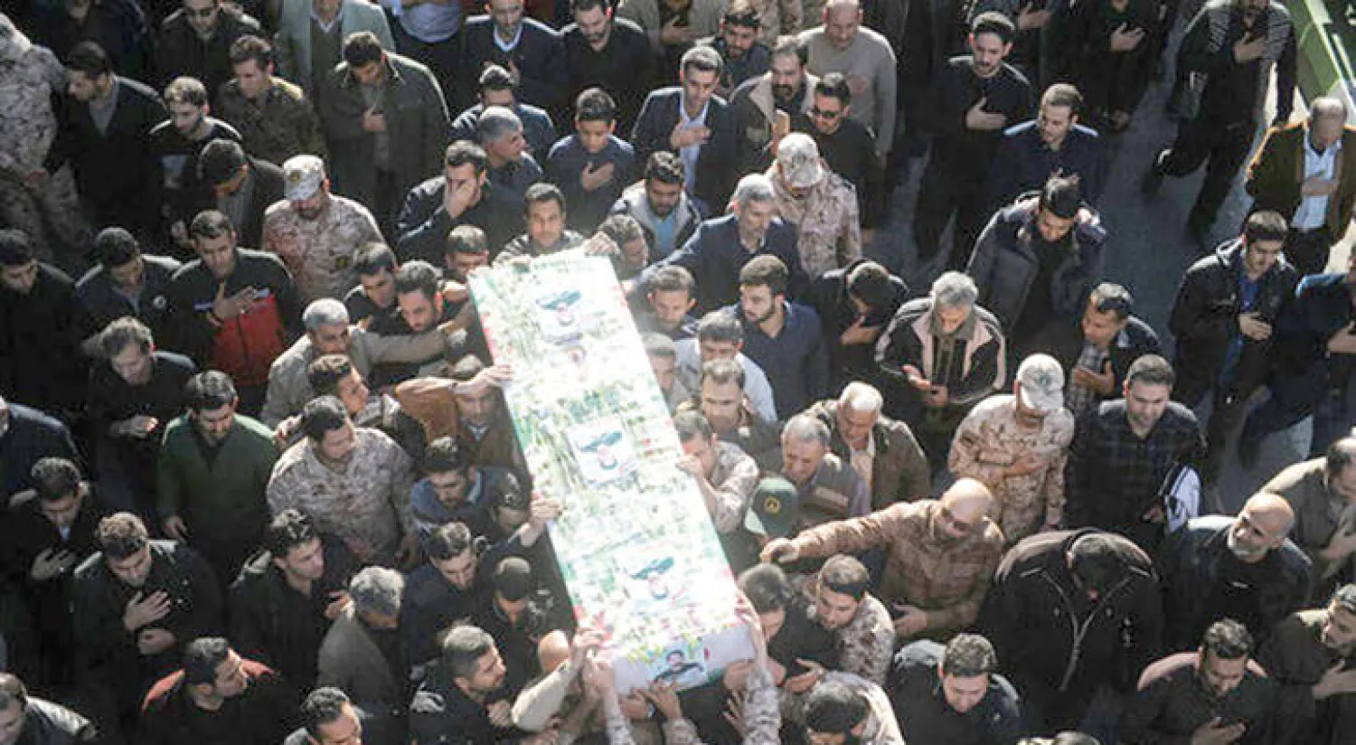 الحرس الثوري يشيع قتيلاً من ميليشيا «فاطميون» الأفغانية في مشهد عاصمة إقليم خراسان أمس