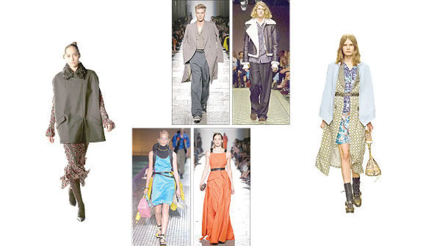 «بيربري»  - «بوتيغا فينيتا» -  «ثاكون» - «بوتيغا فينيتا» - «برادا»