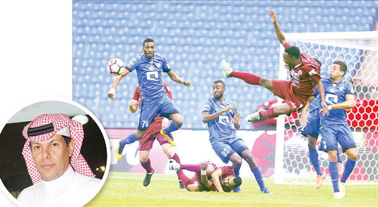 فريق الفيصلي لم يقدم المستوى المأمول منه في الدوري حتى الآن  - فهد المدلج رئيس  نادي الفيصلي (تصوير: أحمد يسري)