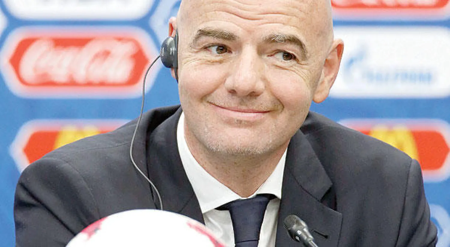 إنفانتينو متحمس لزيادة عدد المنتخبات (إ.ب.أ)