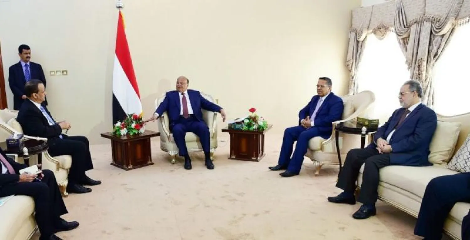 الرئيس اليمني يلتقي ولد الشيخ