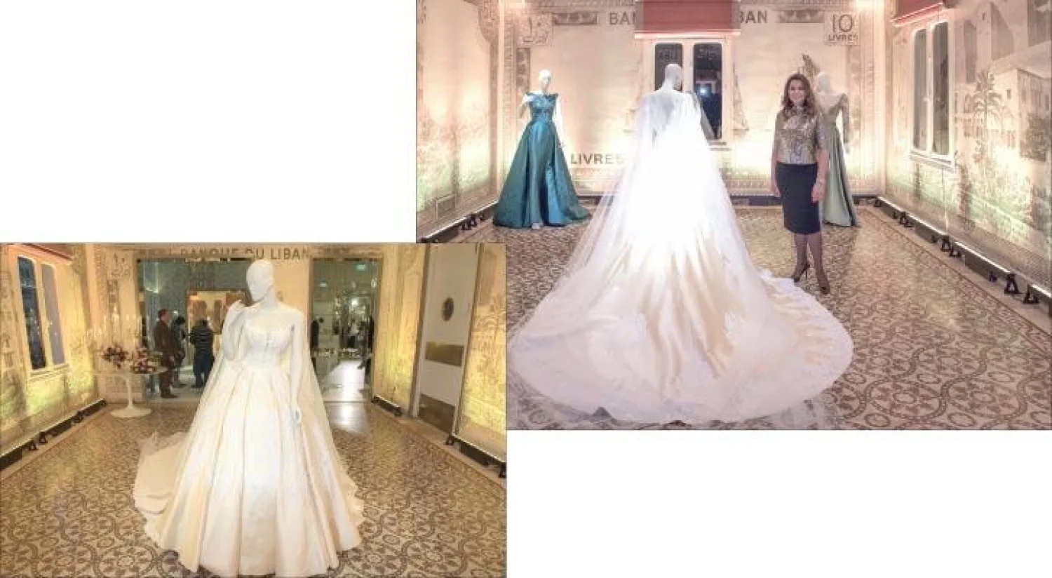 بعض الأزياء التي قدمتها ميراي داغر («الشرق الأوسط»)