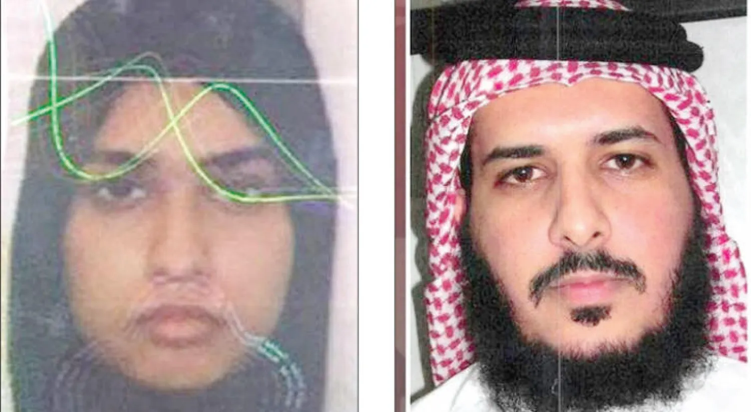 المقبوض عليه حسام الجهني... المقبوض عليها فاطمة بالوشي