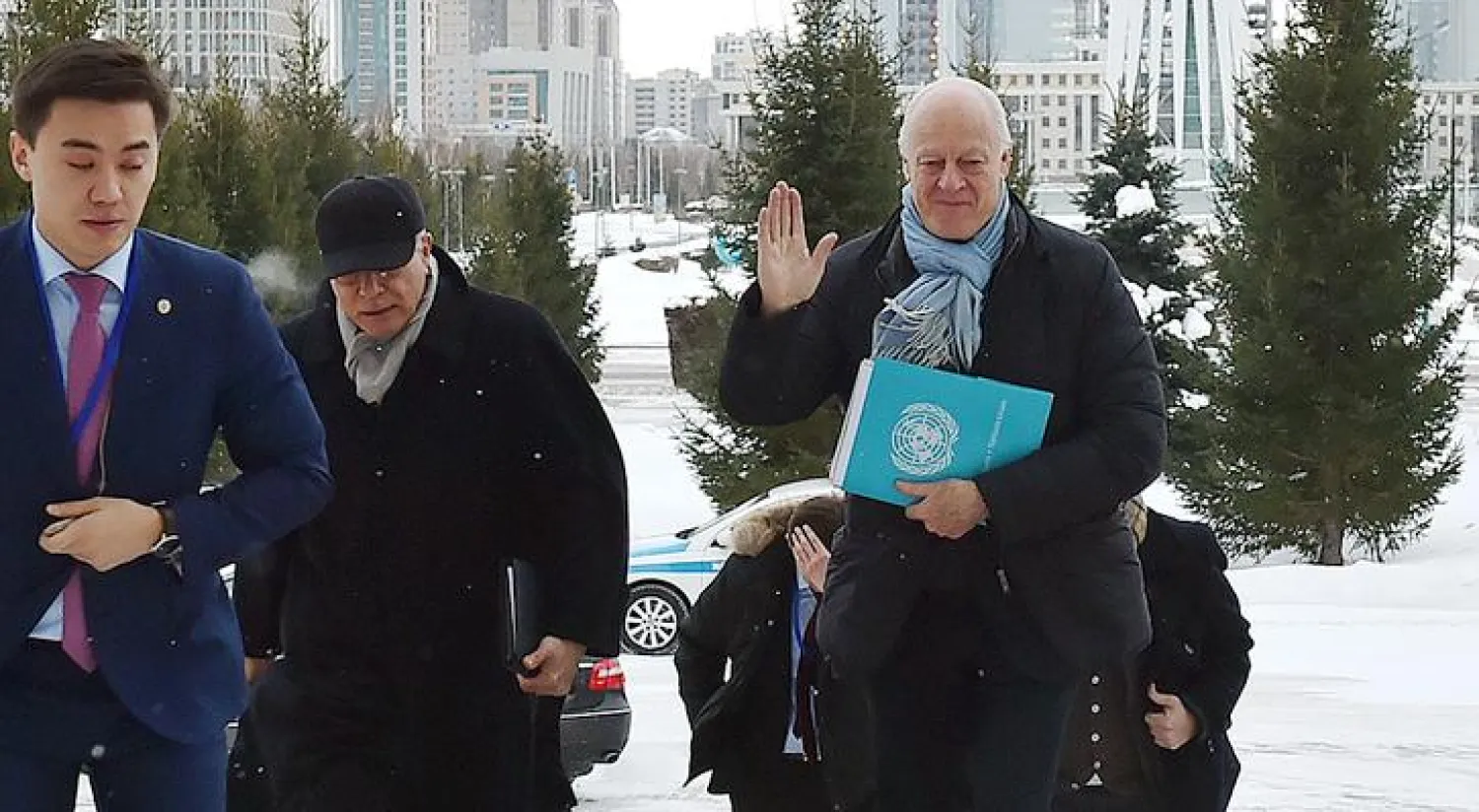 وصول وفد المعارضة السورية لآستانة