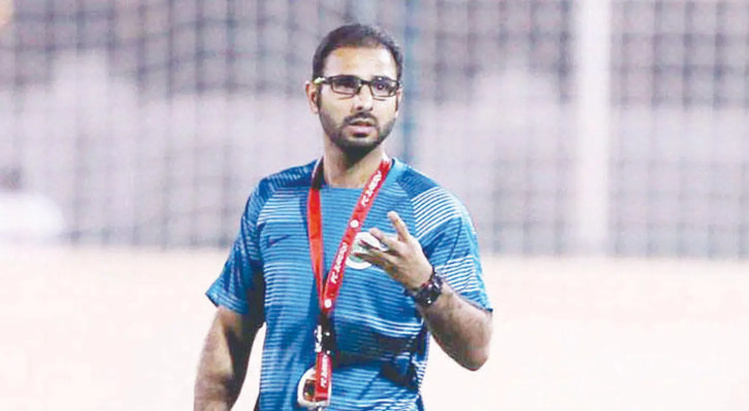 سعد الشهري مدرب المنتخب السعودي للشباب («الشرق الأوسط»)