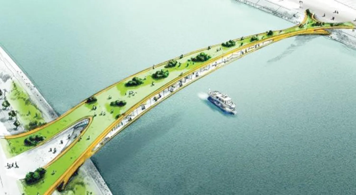 متحف معلق يربط ضفتي الراين