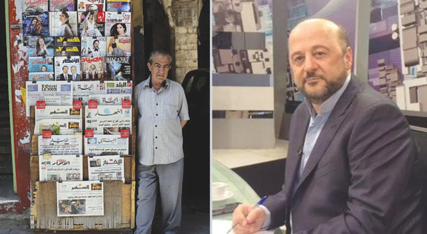 وزير الإعلام اللبناني ملحم رياشي  -  وزارة الإعلام تعمل على حل مشكلات الإعلام وفي مقدمتها إفلاس المطبوعات الورقية