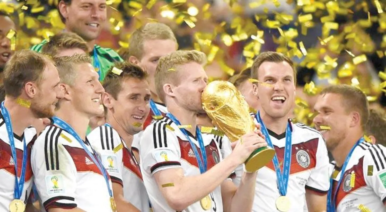 الألمان حصدوا لقب بطولة كأس العالم الأخيرة في مونديال البرازيل 2014 («الشرق الأوسط»)