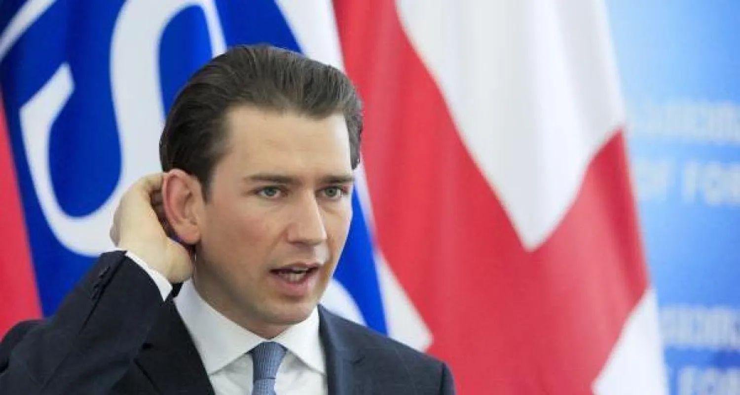 وزير الخارجية النمساوي سيباستيان كورتس (أ.ب)