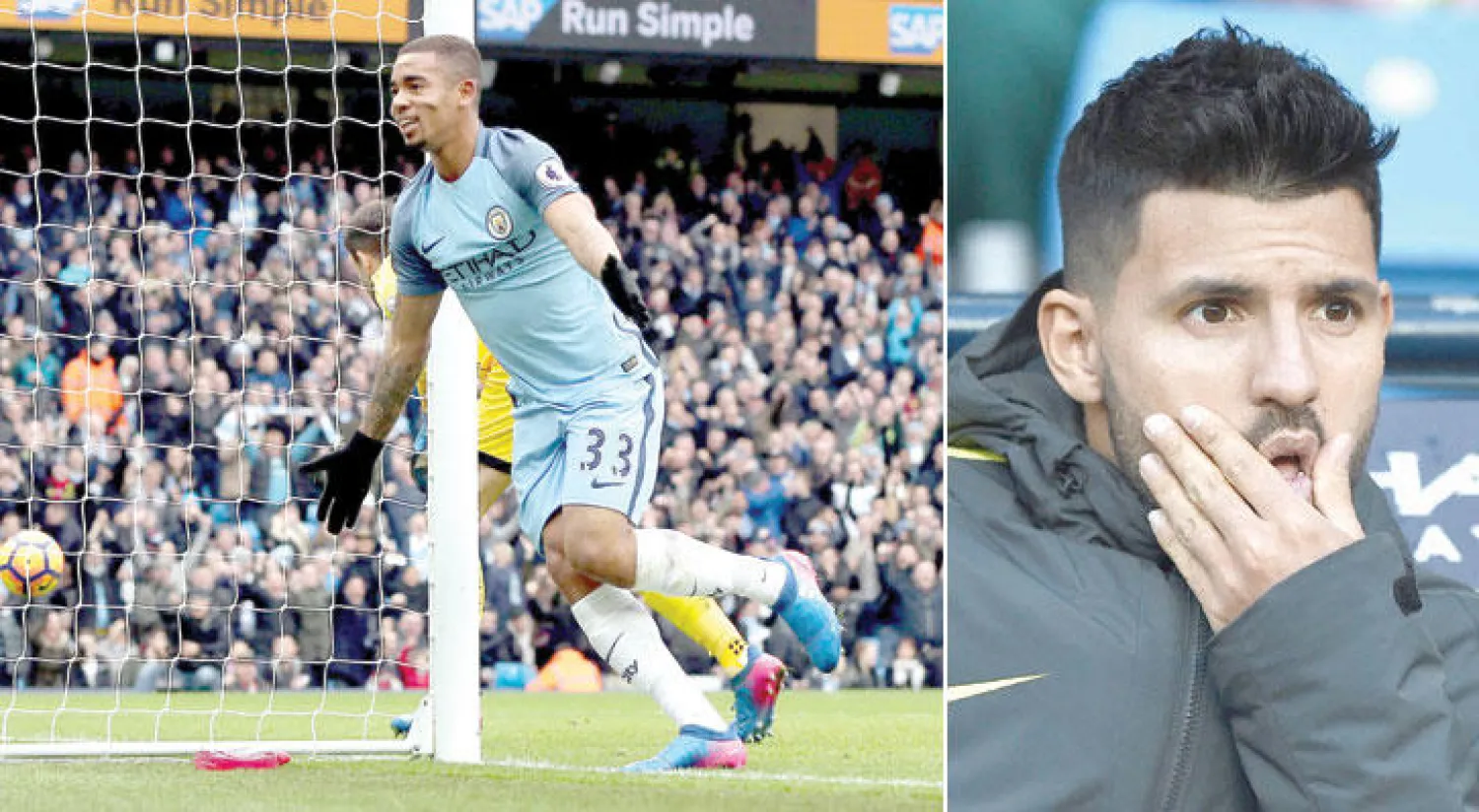 تألق خيسوس السريع منح له مكانًا أساسيًا في مانشستر سيتي (إ.ب.أ)