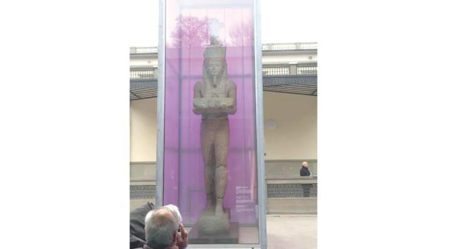 جانب من الآثار المصرية فى المعرض