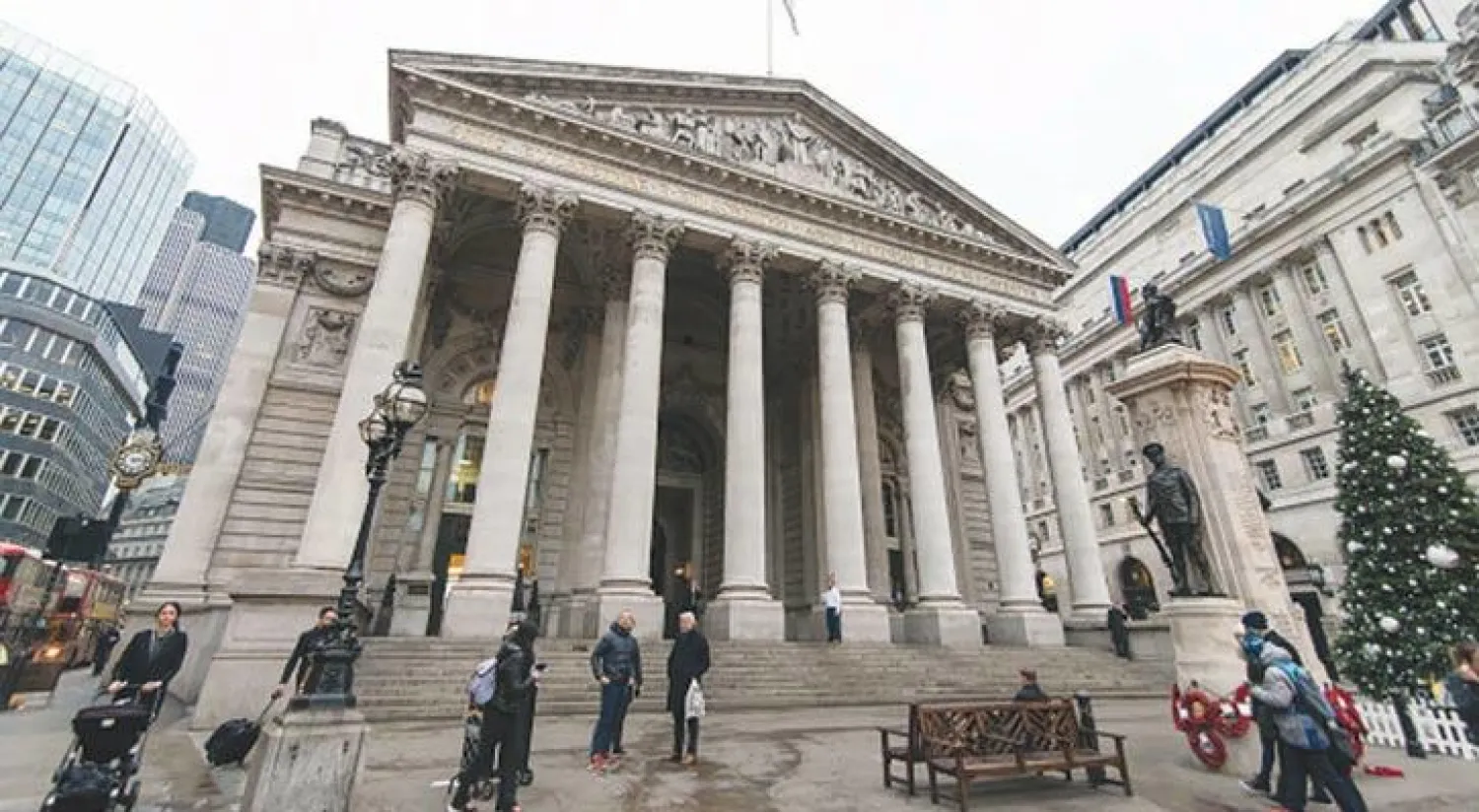 حي المال في لندن (غيتي)