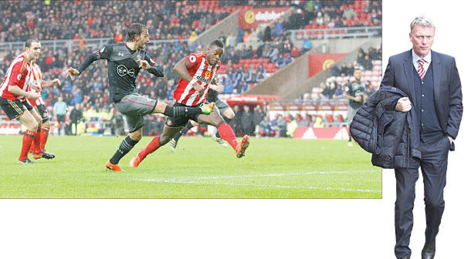 هل يواجه  مويز  رحيلاً  آخر قبل  الأوان   (رويترز) -  جابياديني يسدد ويحرز هدف ساوثهامبتون الثاني ضمن الرباعية التي أسقطت سندرلاند في مواجهته الأخيرة (رويترز)