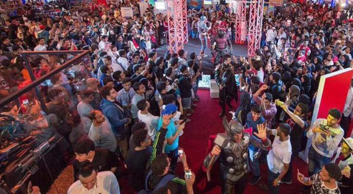 احدى فعاليات كوميك ميك في جدة