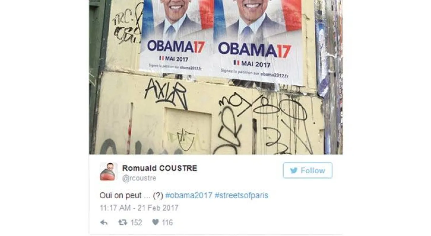 اتجاه لدفع أوباما للرئاسة  مرة أخرى... لكن في فرنسا