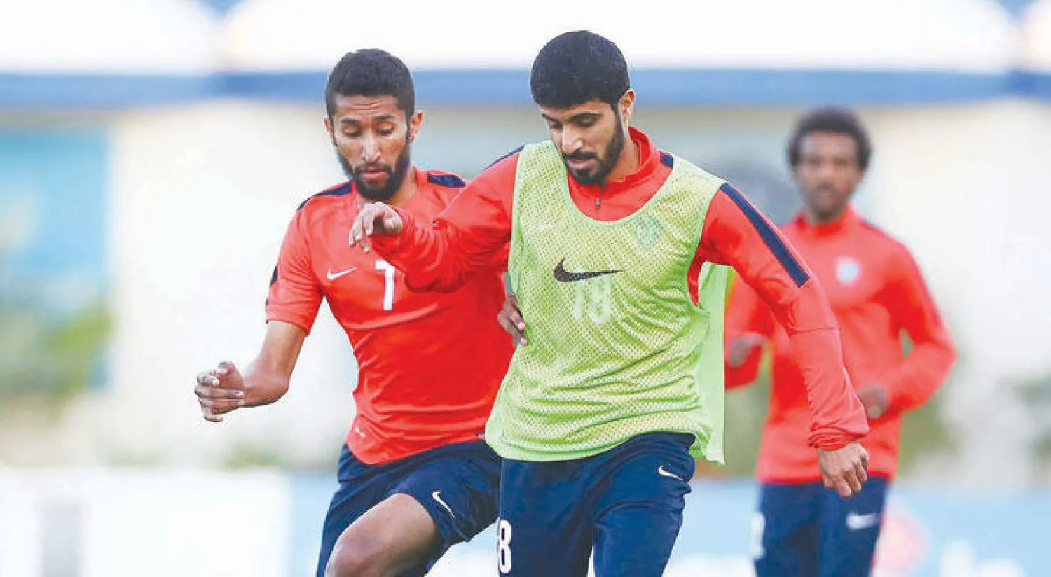 من تدريبات الهلال أمس (المركز الإعلامي بنادي الهلال)