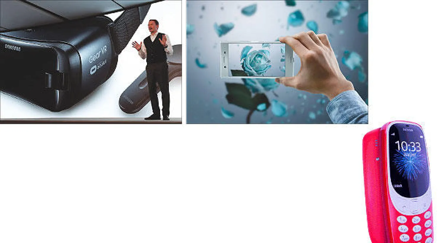 تصميم مطور لهاتفه «نوكيا» الكلاسيكي «3310» - «سوني إكسبيريا إكس زيد بريميوم» أول هاتف في العالم بشاشة فائقة الدقة - «إي بي إيه» نظام «غير في آر» من «سامسونغ» مع أداة تحكم